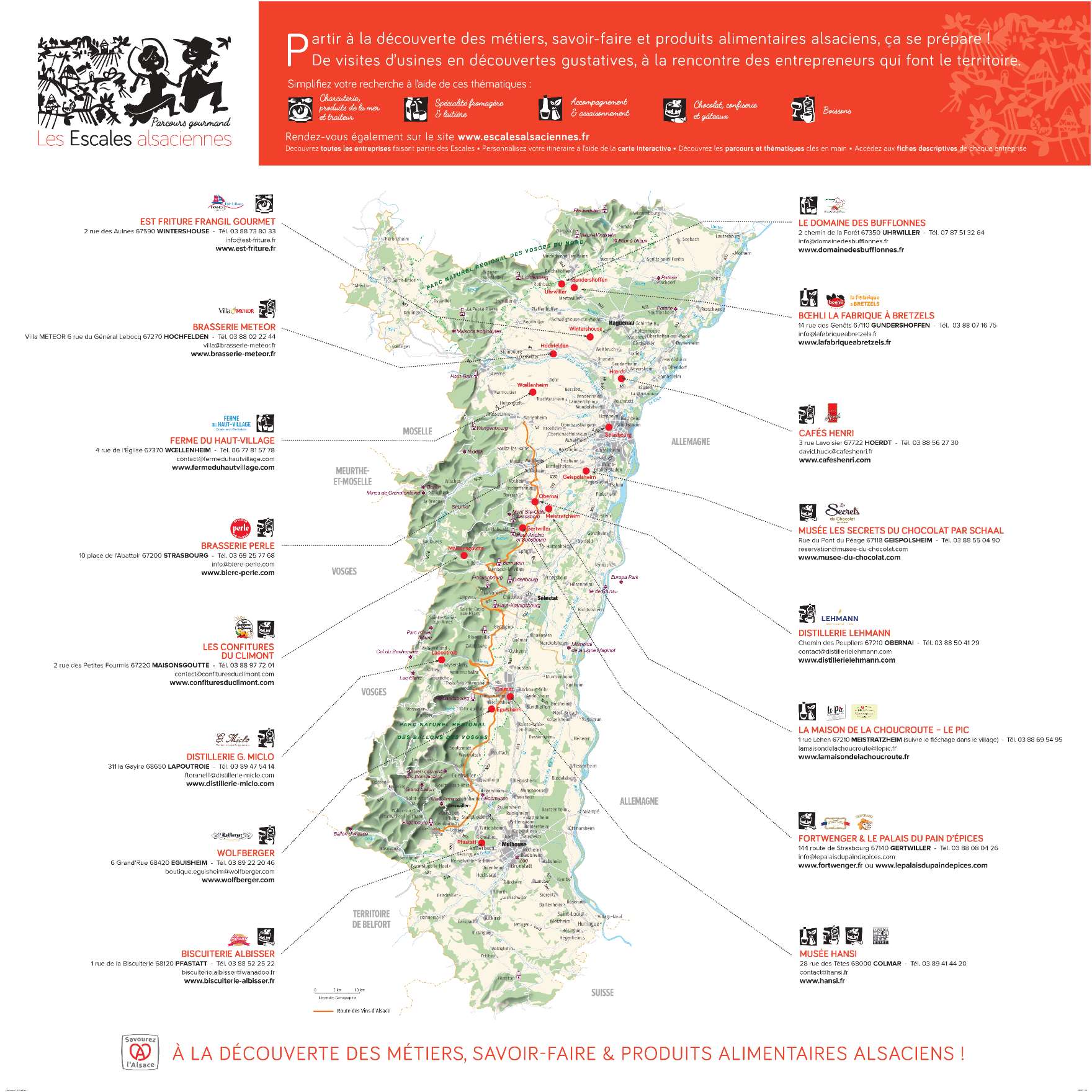 Les Escales Alsaciennes - Localisation