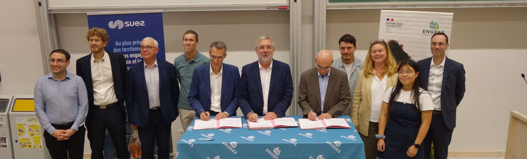 L'ENGEES et SUEZ renouvellent leur chaire partenariale  