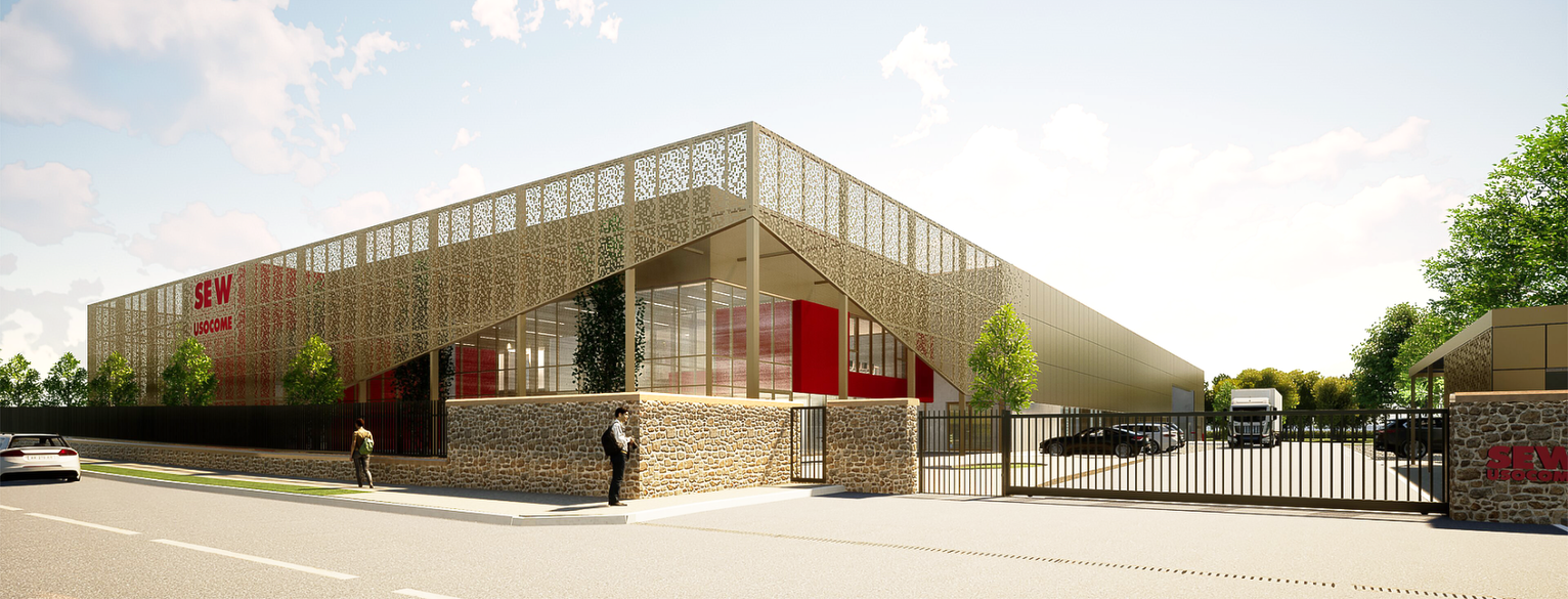 SEW USOCOME investit 17 M€ dans un nouveau Drive Technology Center 