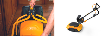 Une nouvelle expérience de tonte - Zoom sur la tondeuse à coussin d’air Aero et la poignée clipsable Fulcrum